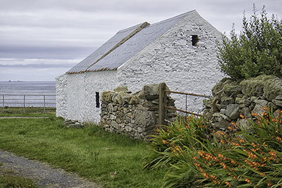 Whitewashed Barn in Ireland